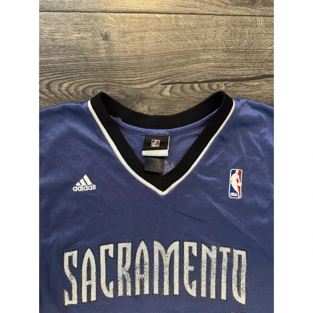 Adidas Sacramento Kings Jersey Adult Small Purple‎ Vintage Y2K NBA